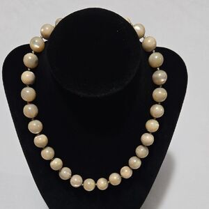 Mother Of Pearl Beaded Necklace